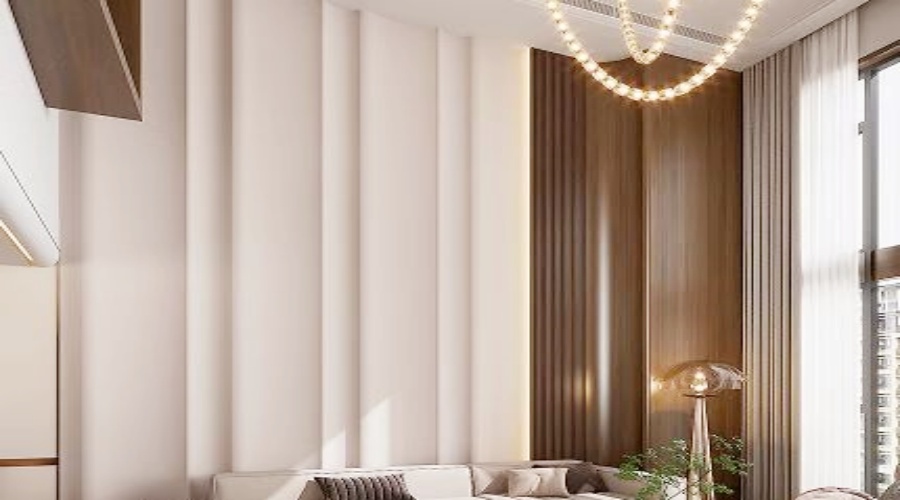 GRG材料廠家-三亞客廳GRG背景墻造型項(xiàng)目