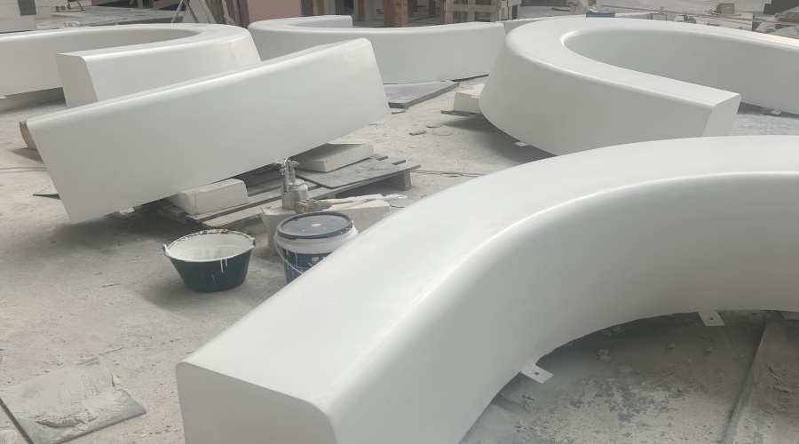 飾紀上品UHPC廠家中山幼兒園UHPC坐凳工程案例