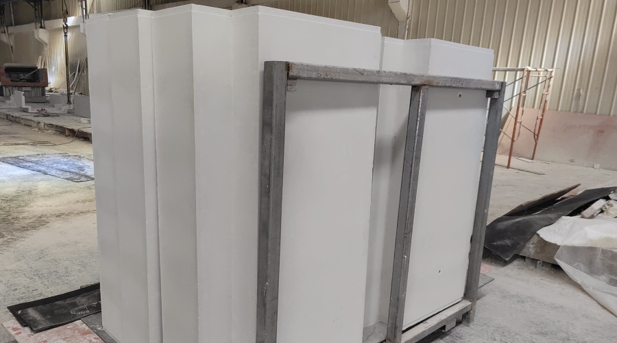 飾紀上品GRC廠家-廣西梧州風電儲能GRC包柱子工程