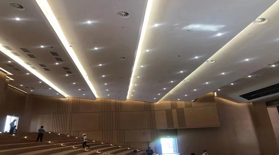 廣東金融學院清遠校區(qū)報告廳GRG吊頂項目