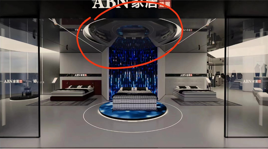 順德龍江米蘭家居GRG吊頂定制項目