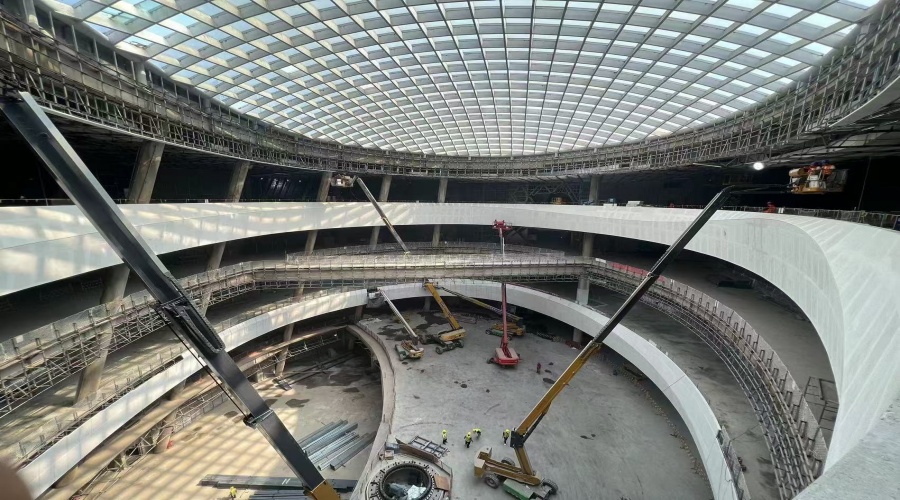 西安長(zhǎng)安云GRG中庭攔河 西安長(zhǎng)安云GRG中庭攔河