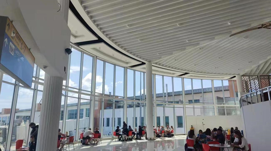 出口牙買加機場GRG仿竹子造型 出口牙買加機場GRG仿竹子造型