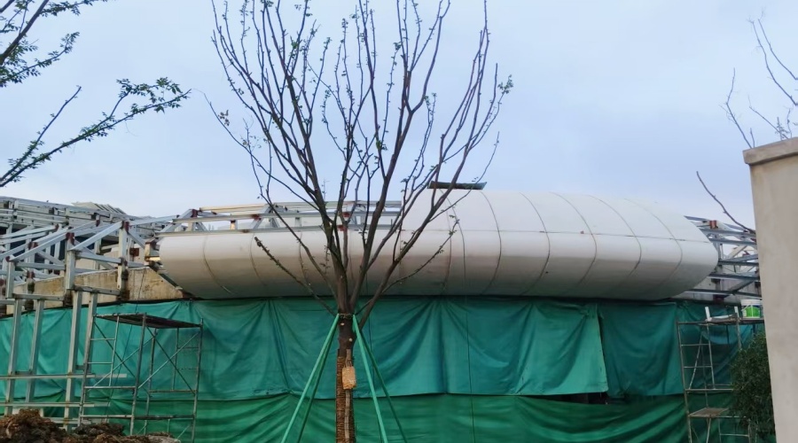 浙江三合項目的UHPC幕墻板工程 浙江三合項目的UHPC幕墻板工程