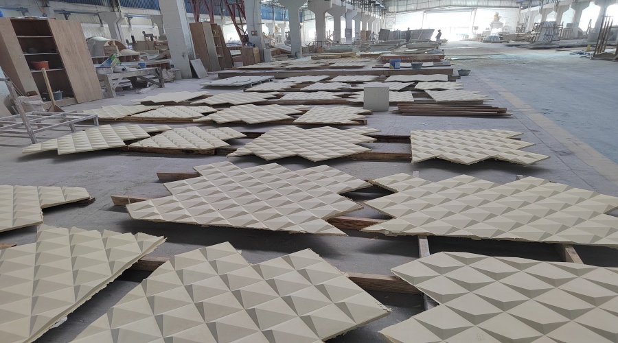 南京GRC菱形板造型的工程案例