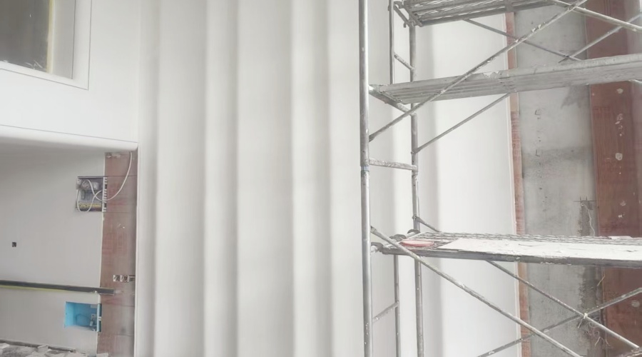 三亞客廳GRG背景墻造型項目