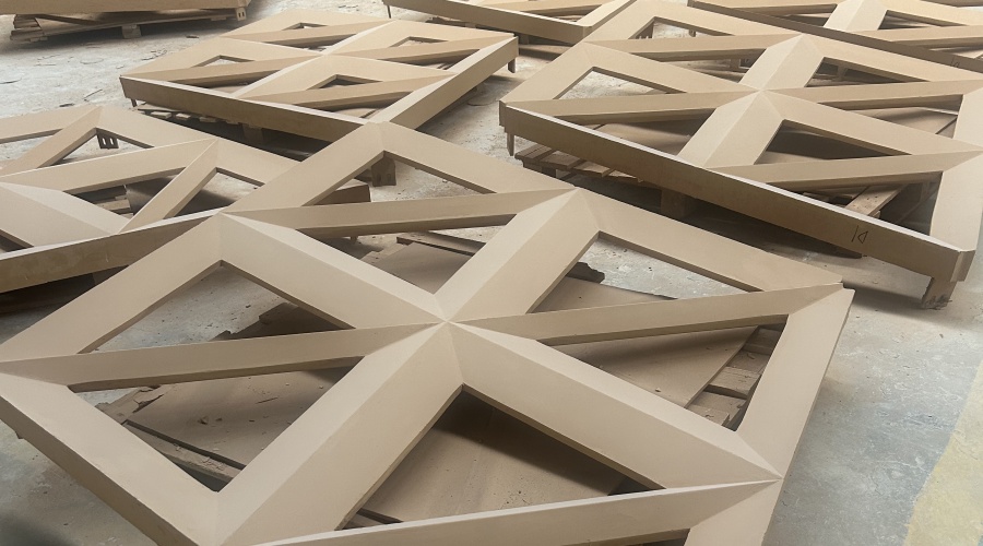 惠州茶葉產業(yè)園彩色UHPC鏤空幕墻板工程案例 惠州茶葉產業(yè)園彩色UHPC鏤空幕墻板工程案例