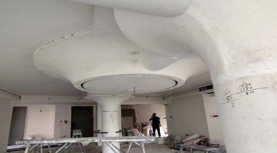 GRG構(gòu)件安裝現(xiàn)場(chǎng)