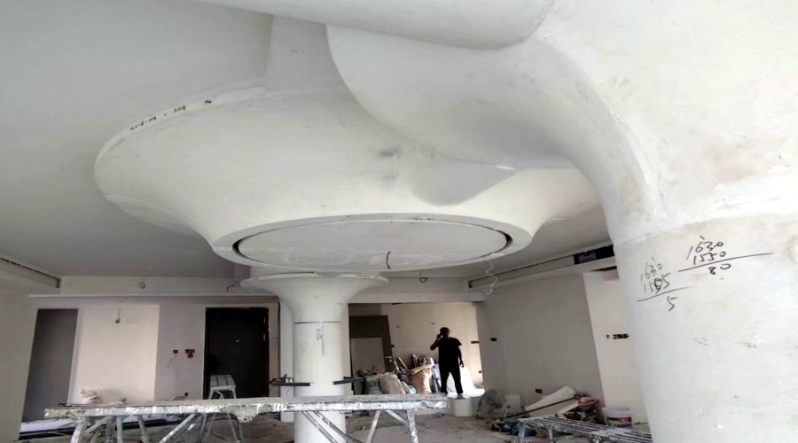 GRG構(gòu)件安裝現(xiàn)場(chǎng)